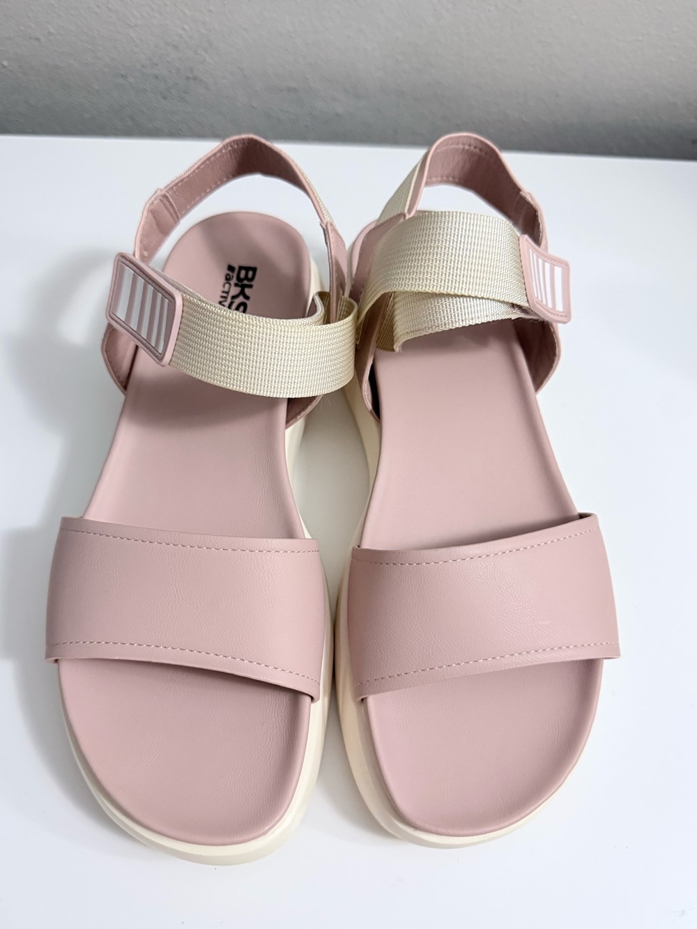 BKS Active Throttle Pink Platform Sandals Size 10